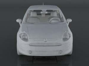 fiat punto evo Modelo 3D