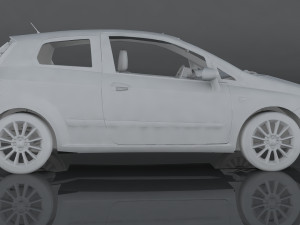 fiat punto evo Modelo 3D