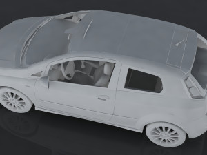 fiat punto evo Modelo 3D