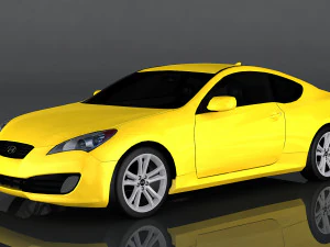 hyundai genesis coupe 3D Модель