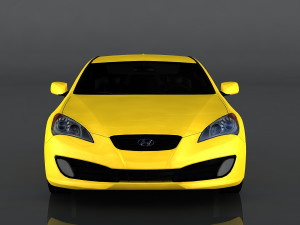 hyundai genesis coupe 3D Model