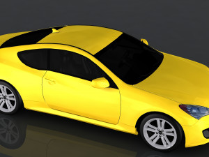 hyundai genesis coupe 3D Model