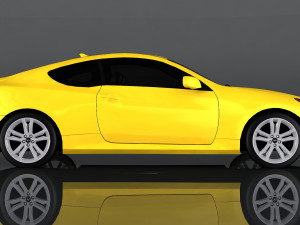 hyundai genesis coupe 3D Model