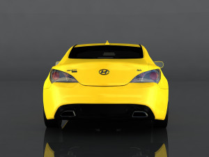hyundai genesis coupe 3D Model