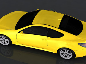 hyundai genesis coupe 3D Model