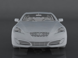 hyundai genesis coupe 3D Model