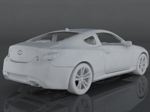 hyundai genesis coupe 3D Model