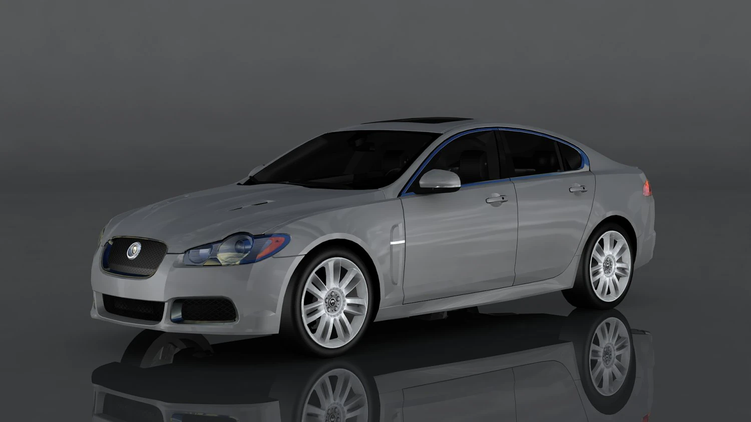 jaguar xfr 3D Model .c4d .max .obj .3ds .fbx .stl .blend 