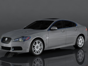 jaguar xfr 3D Model