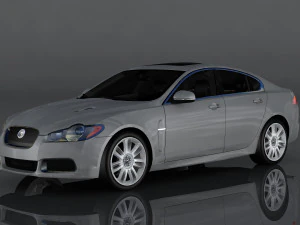 ягуар xfr 3D Модель