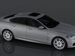 jaguar xfr Modelo 3D