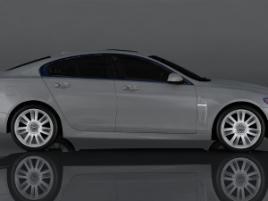 jaguar xfr Modelo 3D