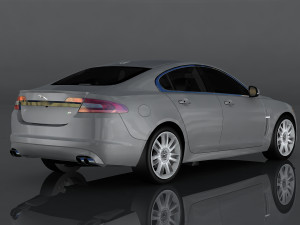 jaguar xfr Modelo 3D