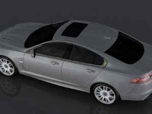 jaguar xfr Modelo 3D