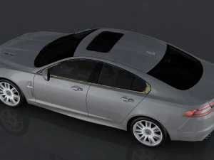 jaguar xfr 3D Model
