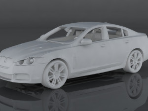 jaguar xfr Modelo 3D
