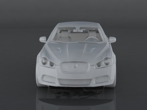 jaguar xfr Modelo 3D