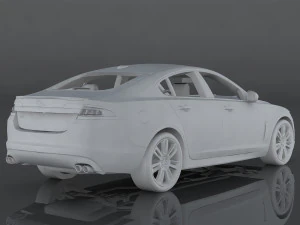 jaguar xfr 3D Model