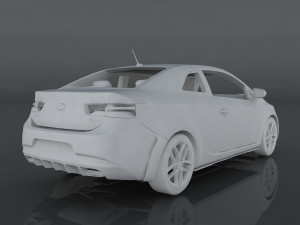kia forte koup sx 3D Model