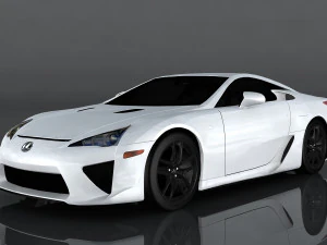 レクサスLF-A 3Dモデル