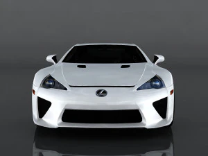 レクサスLF-A 3Dモデル