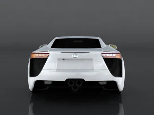 レクサスLF-A 3Dモデル