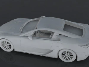 レクサスLF-A 3Dモデル