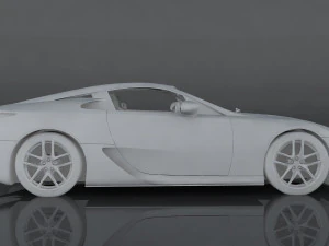 レクサスLF-A 3Dモデル