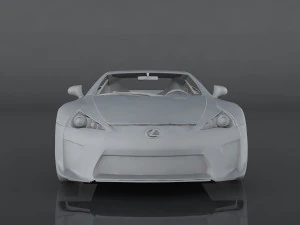 レクサスLF-A 3Dモデル