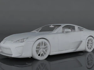 レクサスLF-A 3Dモデル