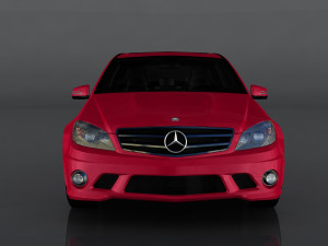 mercedes-benz c 63 amg 3Dモデル