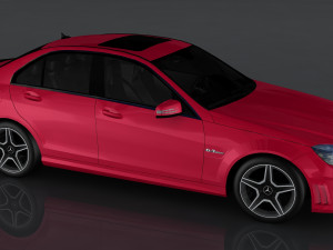 mercedes-benz c 63 amg 3Dモデル