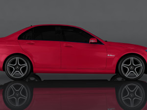 mercedes-benz c 63 amg 3Dモデル