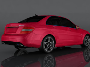 mercedes-benz c 63 amg 3Dモデル