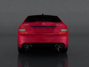 mercedes-benz c 63 amg 3Dモデル