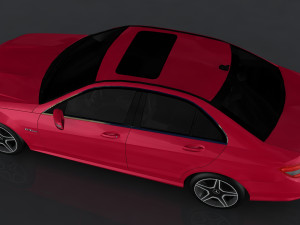 mercedes-benz c 63 amg 3Dモデル