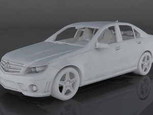 mercedes-benz c 63 amg 3Dモデル