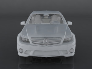 mercedes-benz c 63 amg 3Dモデル