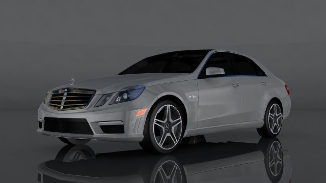 mercedes-benz e 63 amg 3D 模型 .c4d .max .obj .3ds .fbx .stl .blend 