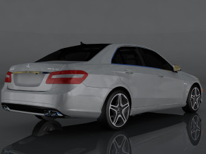 mercedes-benz e 63 amg 3D 模型