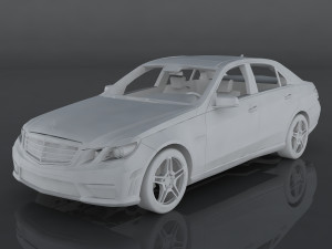 mercedes-benz e 63 amg 3D 模型