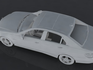 mercedes-benz e 63 amg 3D 模型