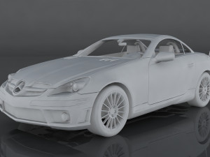 mercedes-benz slk 55 amg 3D Model