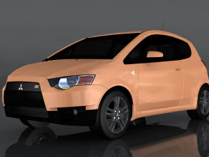 मित्सुबिशी बछेड़ा 3D मॉडल