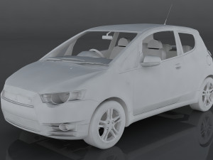 mitsubishi colt Modelo 3D