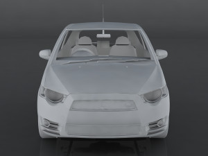 mitsubishi colt Modelo 3D