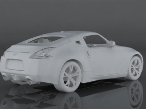 nissan 370z z34 Modelo 3D