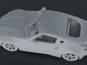 nissan 370z z34 Modelo 3D
