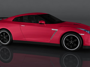 nissan gt-r 3Dモデル