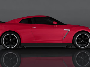 nissan gt-r 3Dモデル